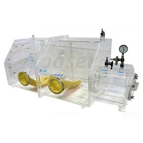  Acrylic and Plexiglass Vacuum Glove Box For Laboratory Research