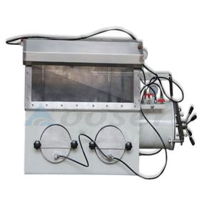 Compact Stainless Steel Vacuum Glove Box with Flange and Guage for Lab 