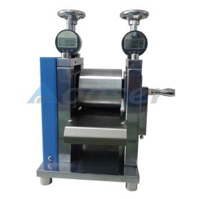 Vertical Manual Rolling Press Machine For Battery Electrode Calendering