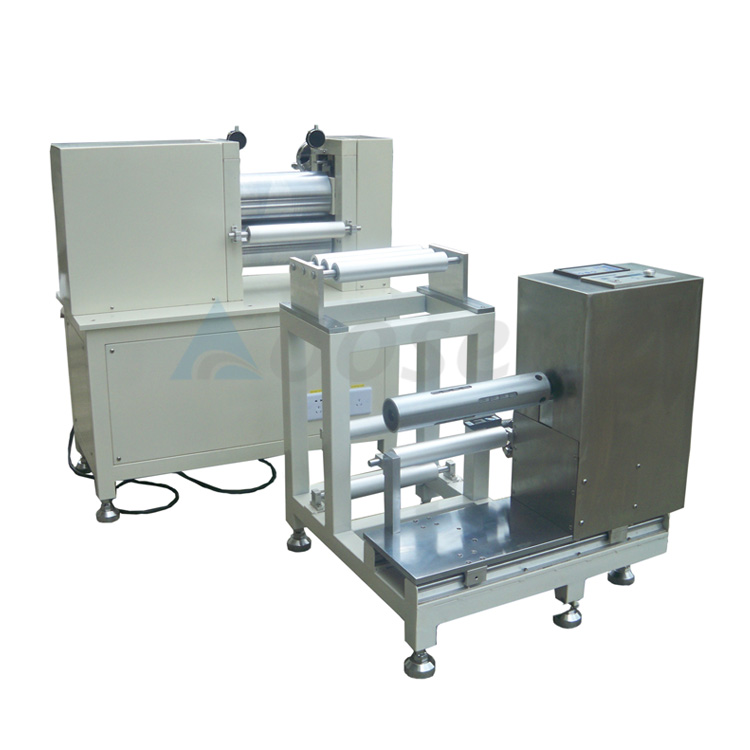 continuous roller press machine for battery electrodes calendering