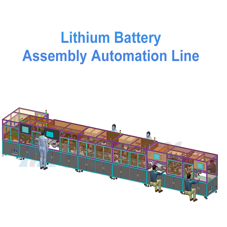  Automatic Battery Pack Assembly Line 