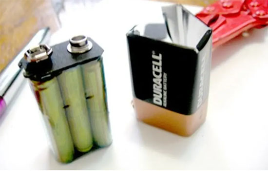 Square lithium battery