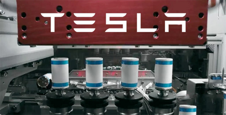 Tesla's 4680 cylinder battery