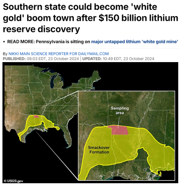 US Finds Billions Of Lithium Deposits!